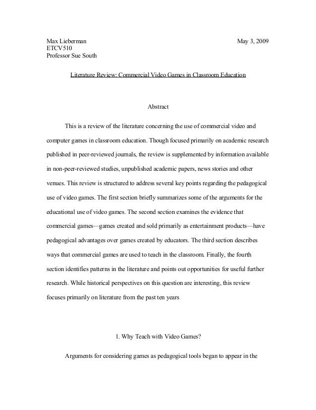 literature review in games and learning kirriemuir literature review in games and learning kirriemuir